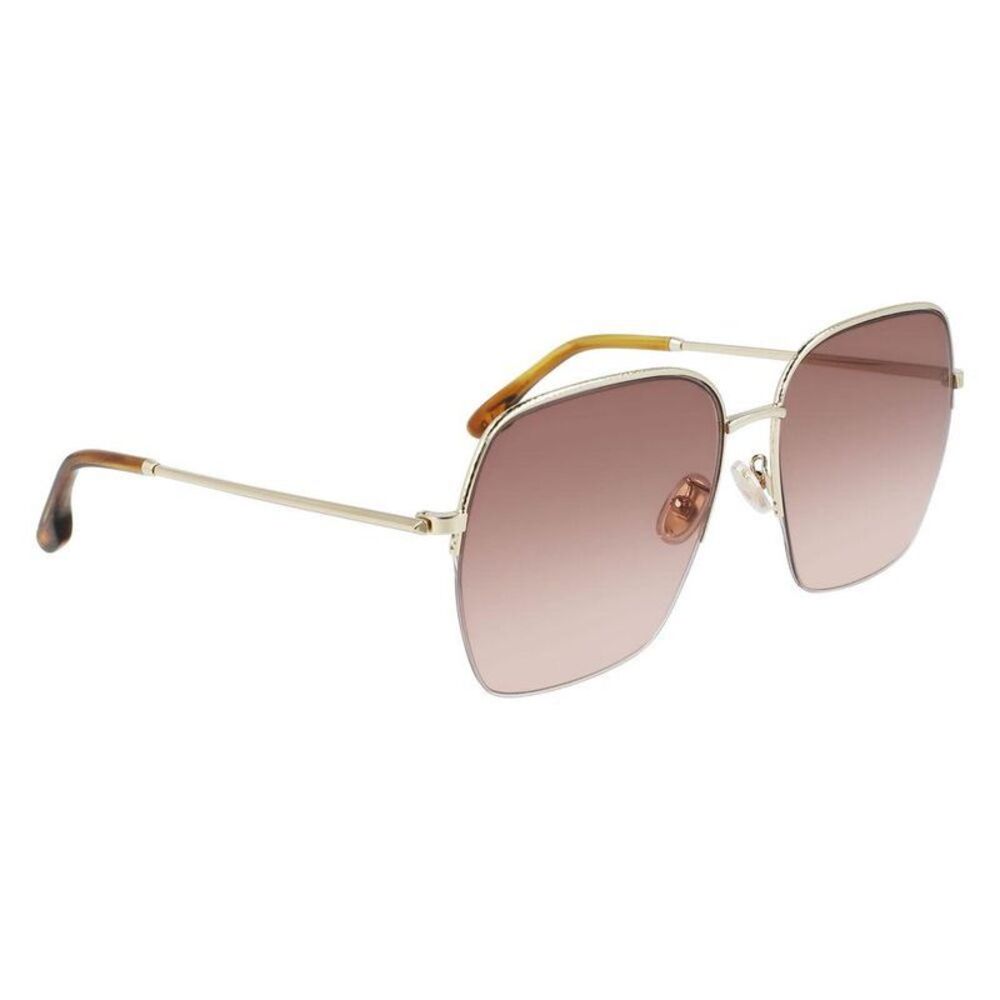 Victoria Beckham Metal Frame Sunglasses with UV Protection Women Gold - Picture 3 of 3